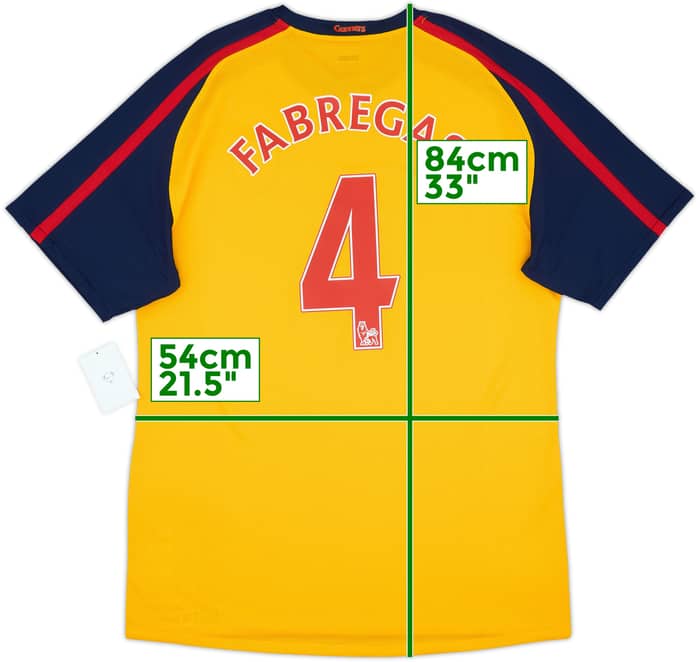 2008-09 Arsenal Player Issue Away Shirt Fabregas #4 (XL)