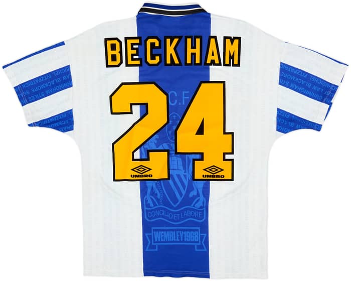 1994-96 Manchester United Third Shirt Beckham #24 - 8/10 - (M)