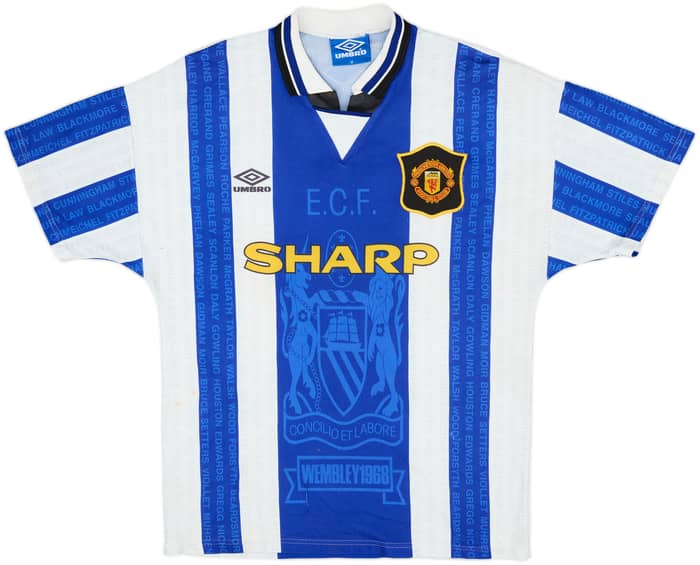1994-96 Manchester United Third Shirt Beckham #24 - 8/10 - (M)