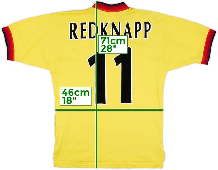 1997-99 Liverpool Away Shirt Redknapp #11 - 7/10 - (S)
