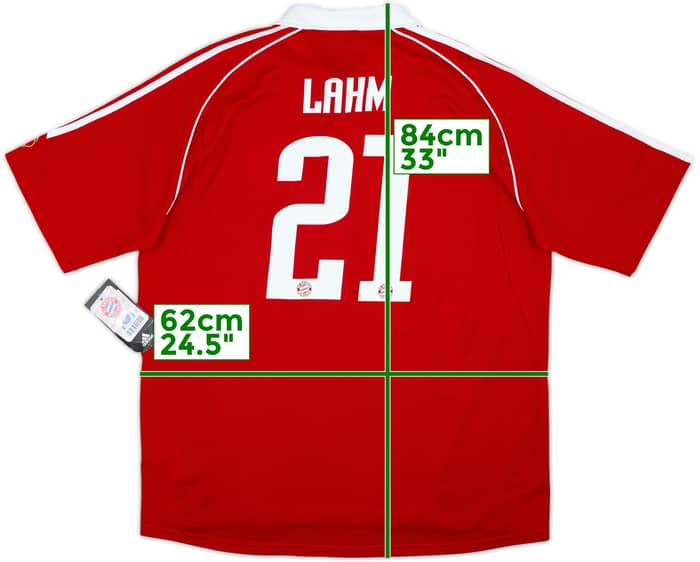 2006-07 Bayern Munich Player Issue Home Shirt Lahm #21 (XL)