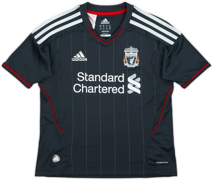 2011-12 Liverpool Away Shirt Gerrard #8 - 8/10 - (S.Boys)