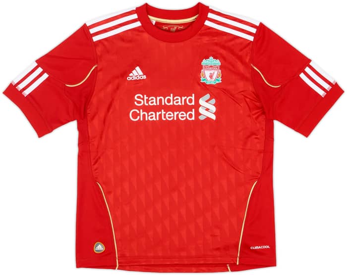 2010-12 Liverpool Home Shirt Suarez #7 - 10/10 - (M.Boys)