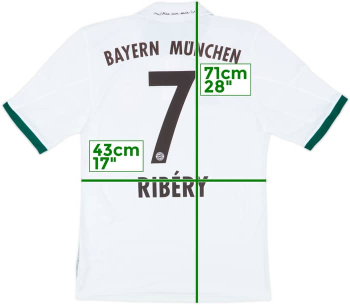 2013-14 Bayern Munich Away Shirt Ribery #7 (S)