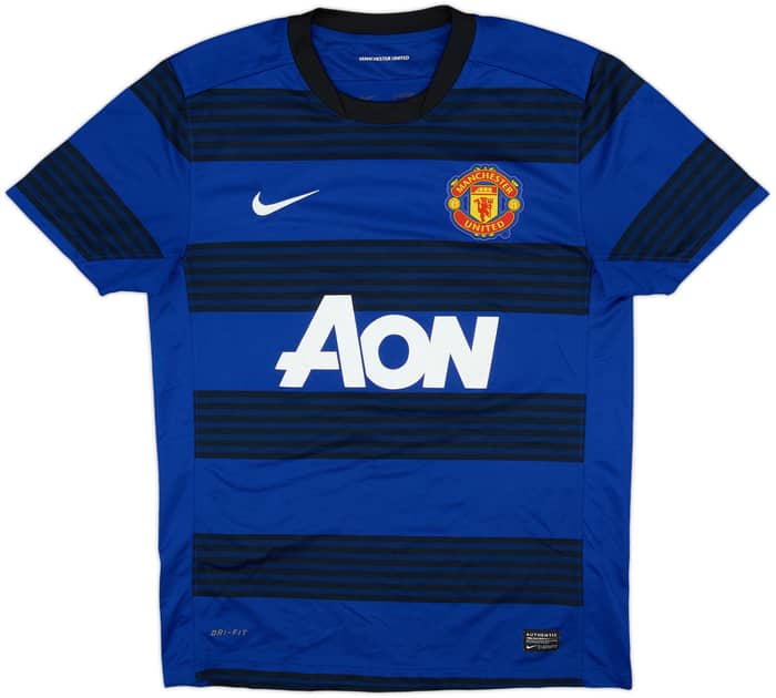 2011-13 Manchester United Away Shirt Vidic #15 - 8/10 - (M)