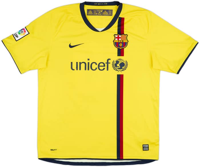 2008-10 Barcelona Away Shirt Messi #10 - 6/10 - (L)