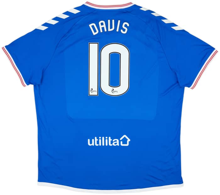 2019-20 Rangers Home Shirt Davis #10 - 9/10 - (3XL)