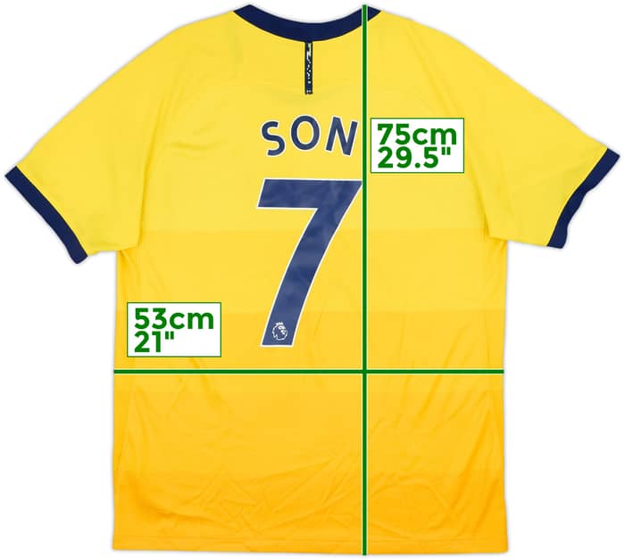 2020-21 Tottenham Third Shirt Son #7 - 9/10 - (L)