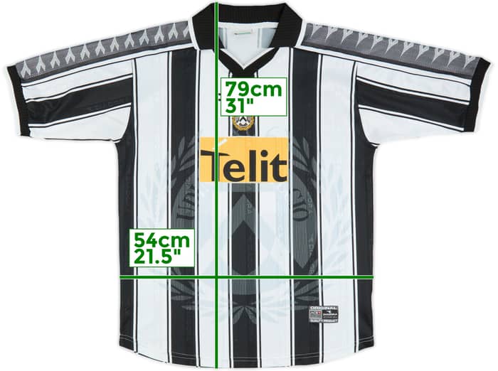 2000-01 Udinese Home Shirt - 8/10 - (L)