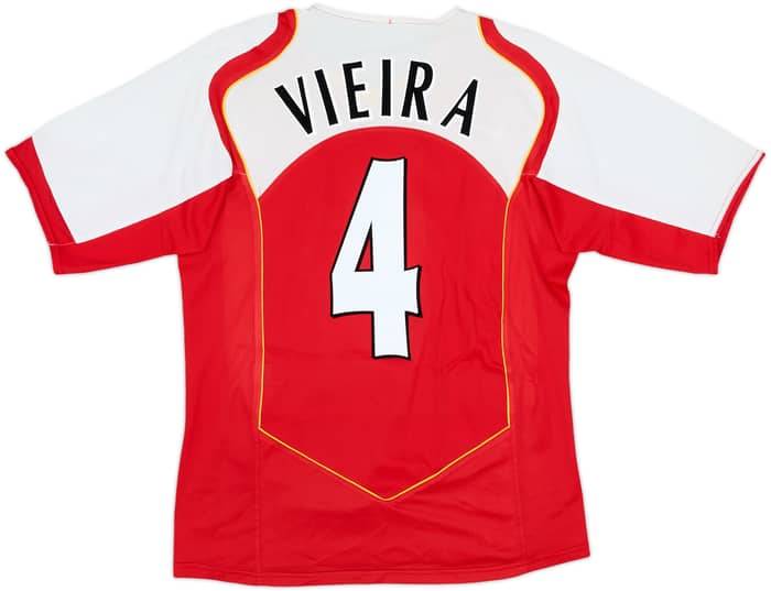 2004-05 Arsenal Home Shirt Vieira #4 - 8/10 - (L)