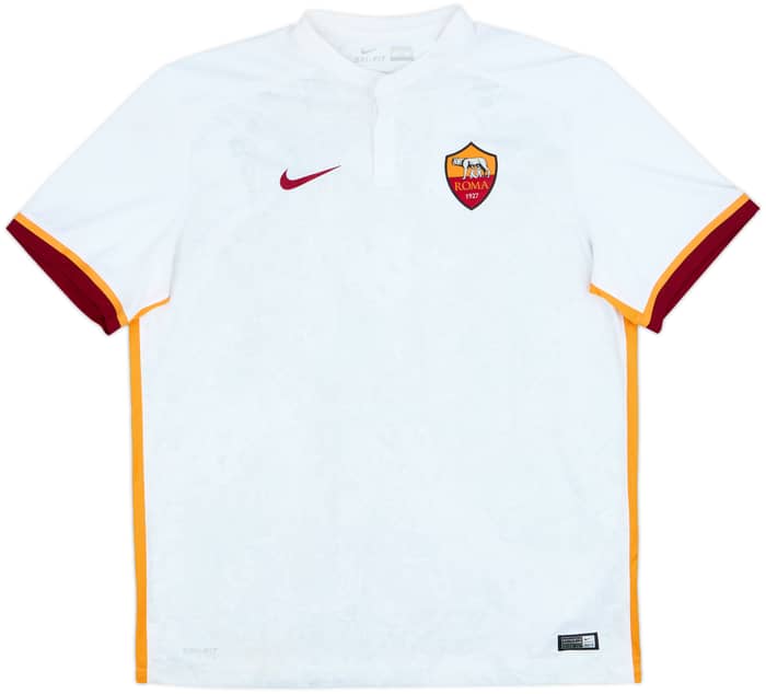 2015-16 Roma Away Shirt Totti #10 - 9/10 - (XL)