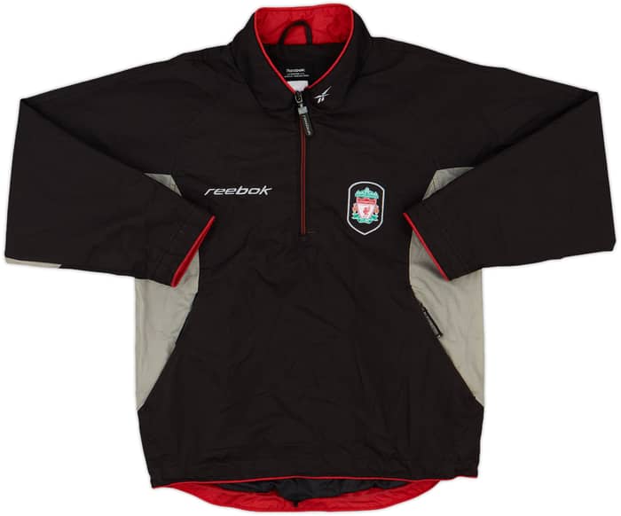 2002-03 Liverpool Reebok 1/4 Zip Drill Top - 7/10 - (S.Boys)