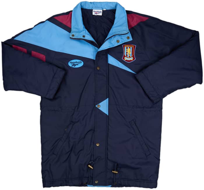 1995-97 Aston Villa Reebok Padded Bench Coat - 7/10 - (S)