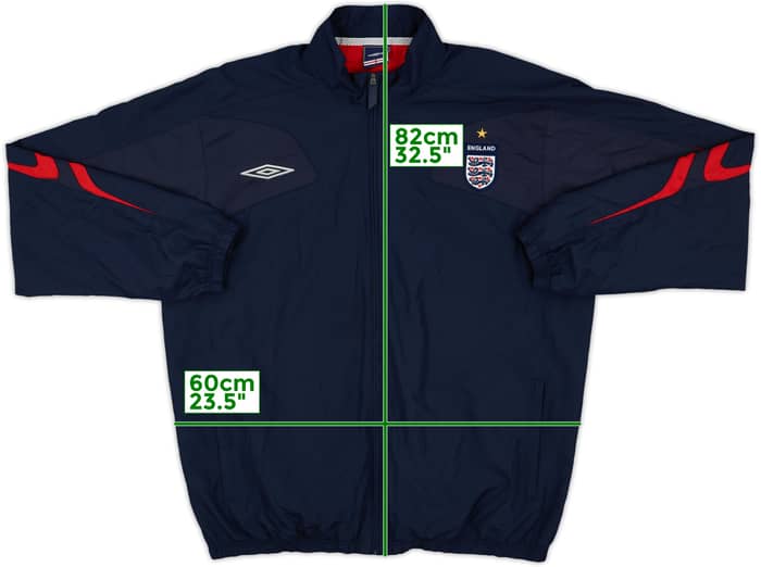 2007-09 England Umbro Track Jacket - 8/10 - (XL)