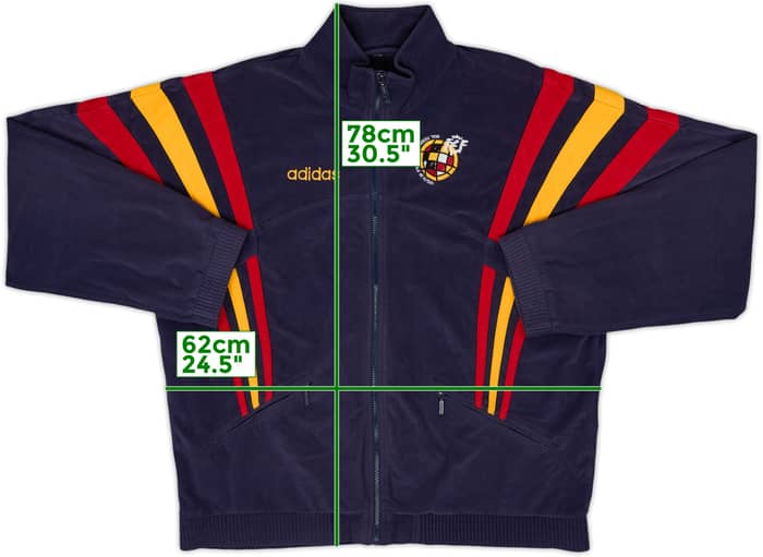 1996-98 Spain adidas Track Jacket - 8/10 - (XL)