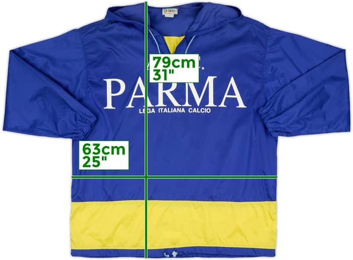 1993-95 Parma Basic 1/4 Zip Drill Top - 7/10 - (XL)
