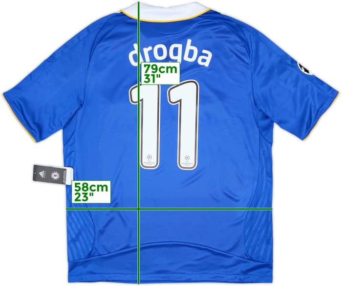 2008-09 Chelsea Champions League Final Home Shirt Drogba #11 (L)
