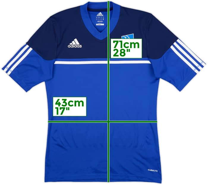2012-13 Lyngby adidas Training Shirt - 9/10 - (S)