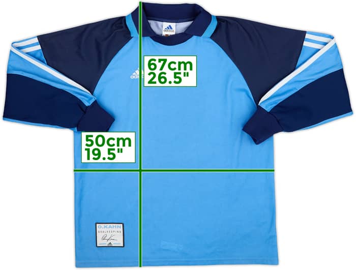 2000-01 adidas GK Template Shirt #1 - 6/10 - (Y)