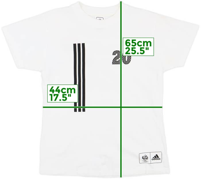 2006 Germany adidas Tee Podolski #20 - 10/10 - (L.Boys)