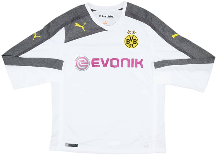 2013-14 Borussia Dortmund Third L/S Shirt - 8/10 - (XL)
