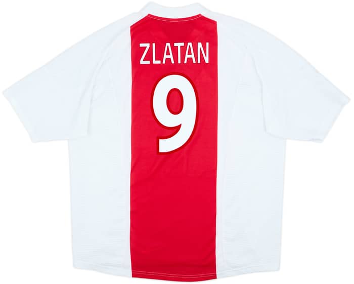 Camiseta de local del Ajax 2002-04 Zlatan #9 - 6/10 - (XXL)