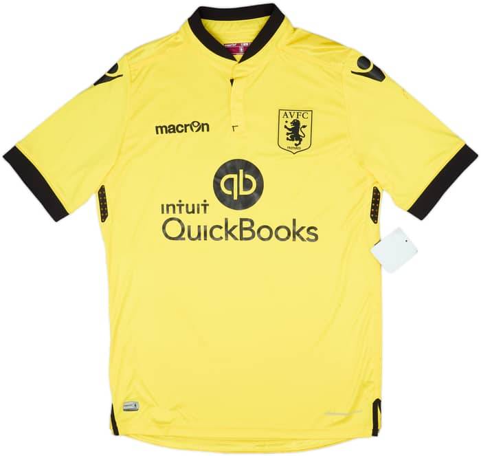 2015-16 Aston Villa Away Shirt Grealish #40 (L)