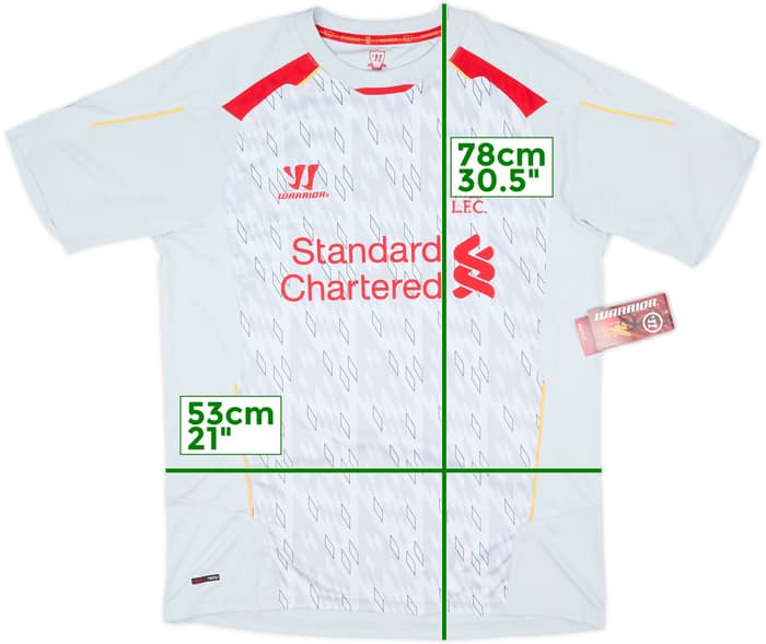2013-14 Liverpool Warrior Training Shirt (L)