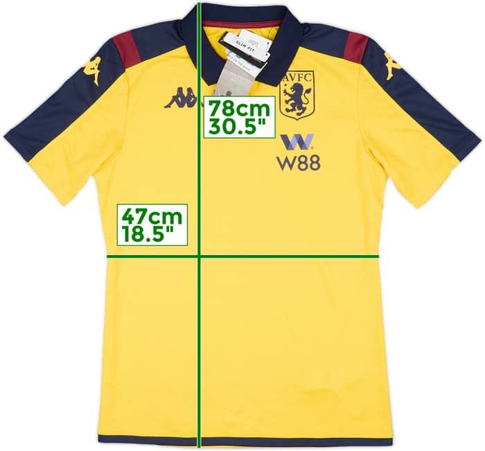 2019-20 Aston Villa Kappa Polo Shirt (L)