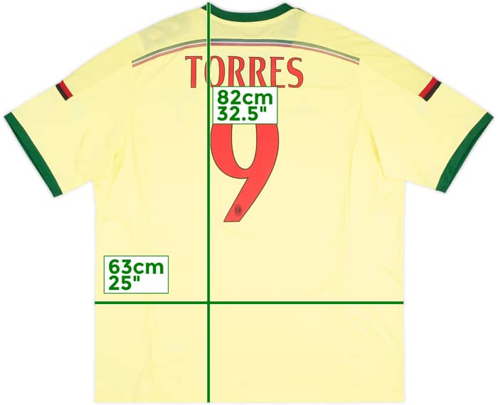 2014-15 AC Milan Third Shirt Torres #9 (XXL)