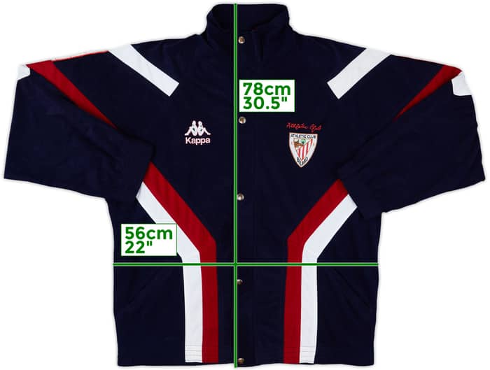 1995-97 Athletic Bilbao Kappa Track Jacket - 8/10 - (XL)