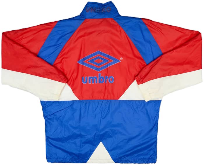 1991-93 Chelsea Umbro 1/2 Zip Drill Top - 8/10 - (L)