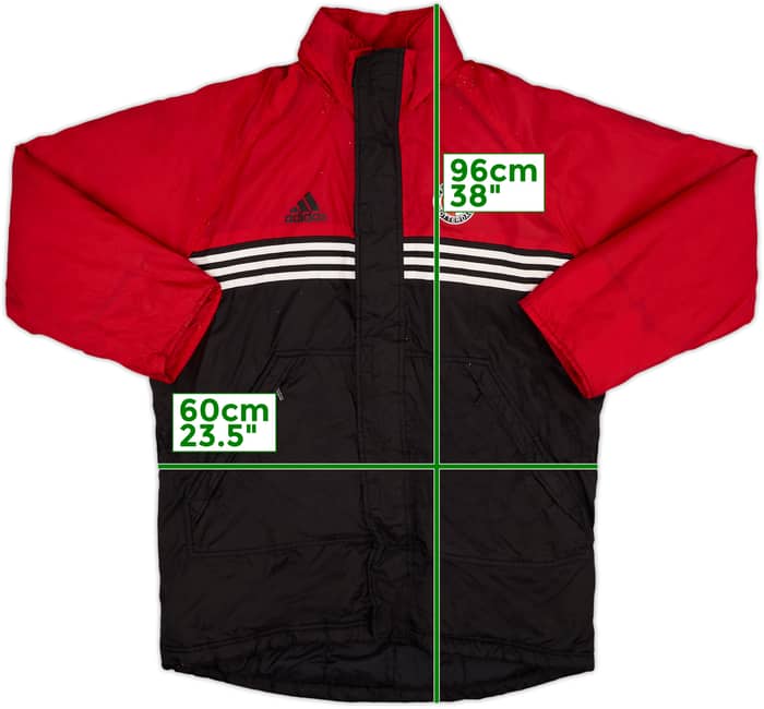 1998-99 Feyenoord adidas Padded Bench Coat - 7/10 - (M/L)