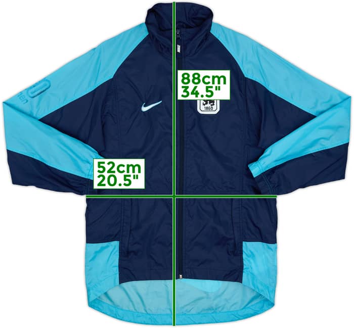 1997-98 1860 Munich Nike Rain Jacket - 7/10 - (S)