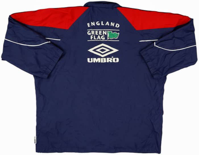 1995-97 England Umbro Hooded Rain Jacket - 6/10 - (L)