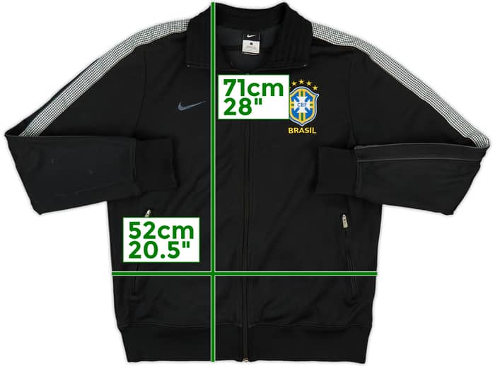 2013-14 Brazil Nike Track Jacket - 8/10 - (L)