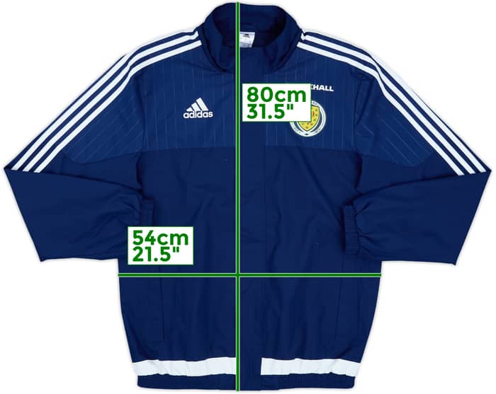 2015-16 Scotland adidas Rain Jacket - 7/10 - (M)