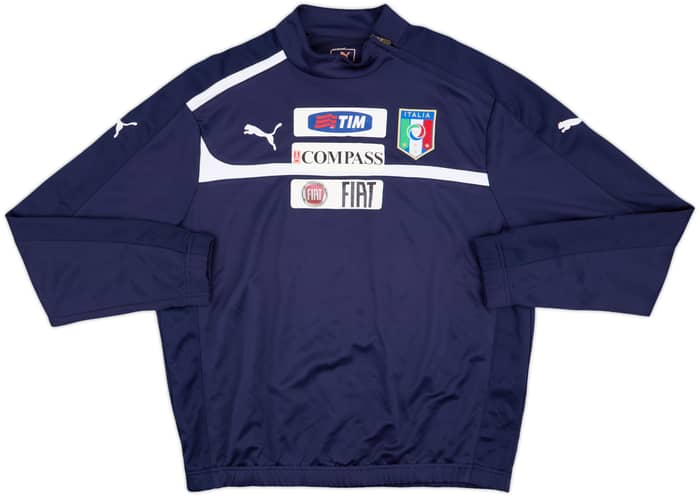 2012-13 Italy Puma 1/4 Zip Sweat Top - 8/10 - (L)
