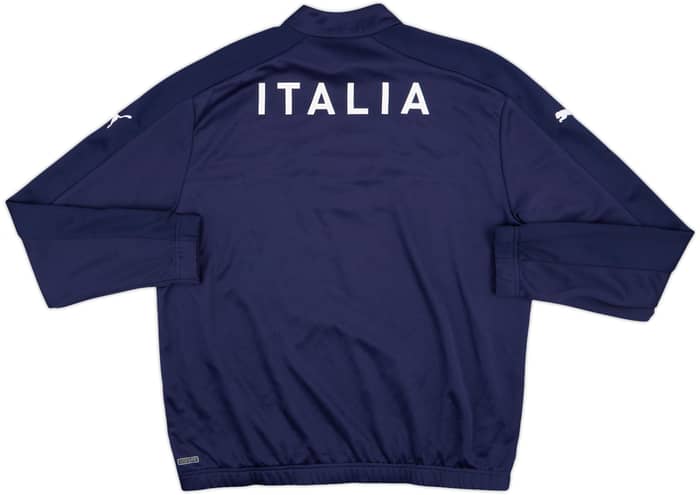 2012-13 Italy Puma 1/4 Zip Sweat Top - 8/10 - (L)