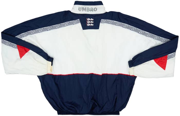 1990-92 England Umbro Track Jacket - 8/10 - (S)