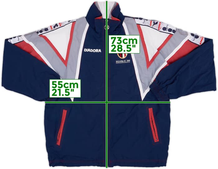 1996-97 Bologna Diadora Track Jacket - 8/10 - (M)