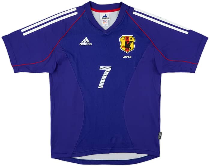2002-04 Japan Home Shirt Nakata #7 - 9/10 - (M)