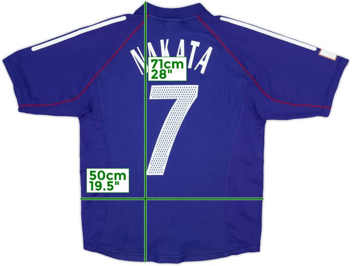 2002-04 Japan Home Shirt Nakata #7 - 9/10 - (M)
