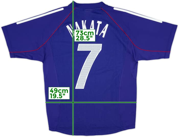 2002-04 Japan Home Shirt Nakata #7 - 6/10 - (M)