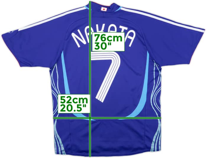 2006-08 Japan Home Shirt Nakata #7 - 6/10 - (M)