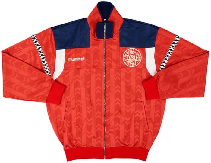 1996-97 Denmark Hummel Track Jacket - 8/10 - (L)