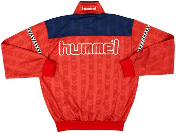 1996-97 Denmark Hummel Track Jacket - 8/10 - (L)