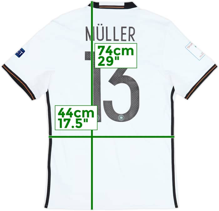 2015-16 Germany Home Shirt Muller #13 - 8/10 - (S)