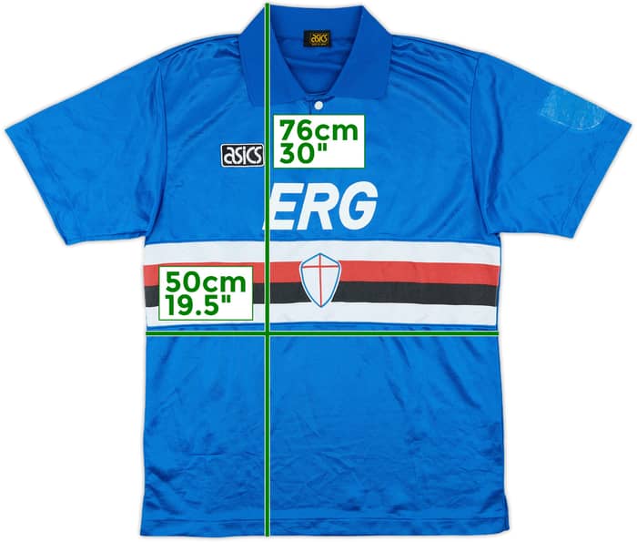 1992-94 Sampdoria Home Shirt - 5/10 - (M)