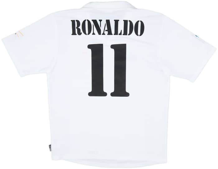 2002-03 Real Madrid Centenary Home Shirt Ronaldo #11 - 7/10 - (M)